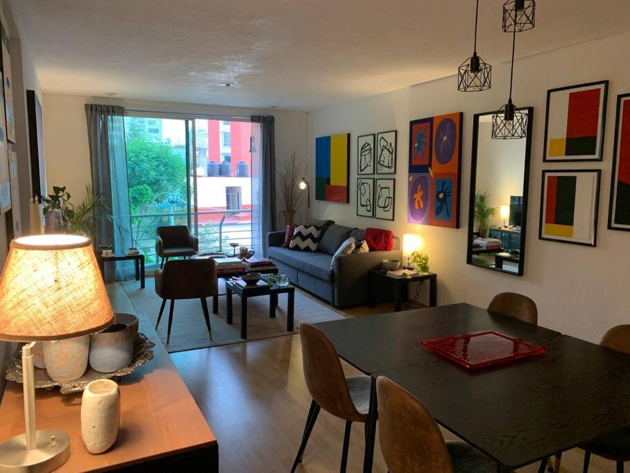 Appartamento Excelente Departamento En La Condesa Città del Messico Esterno foto